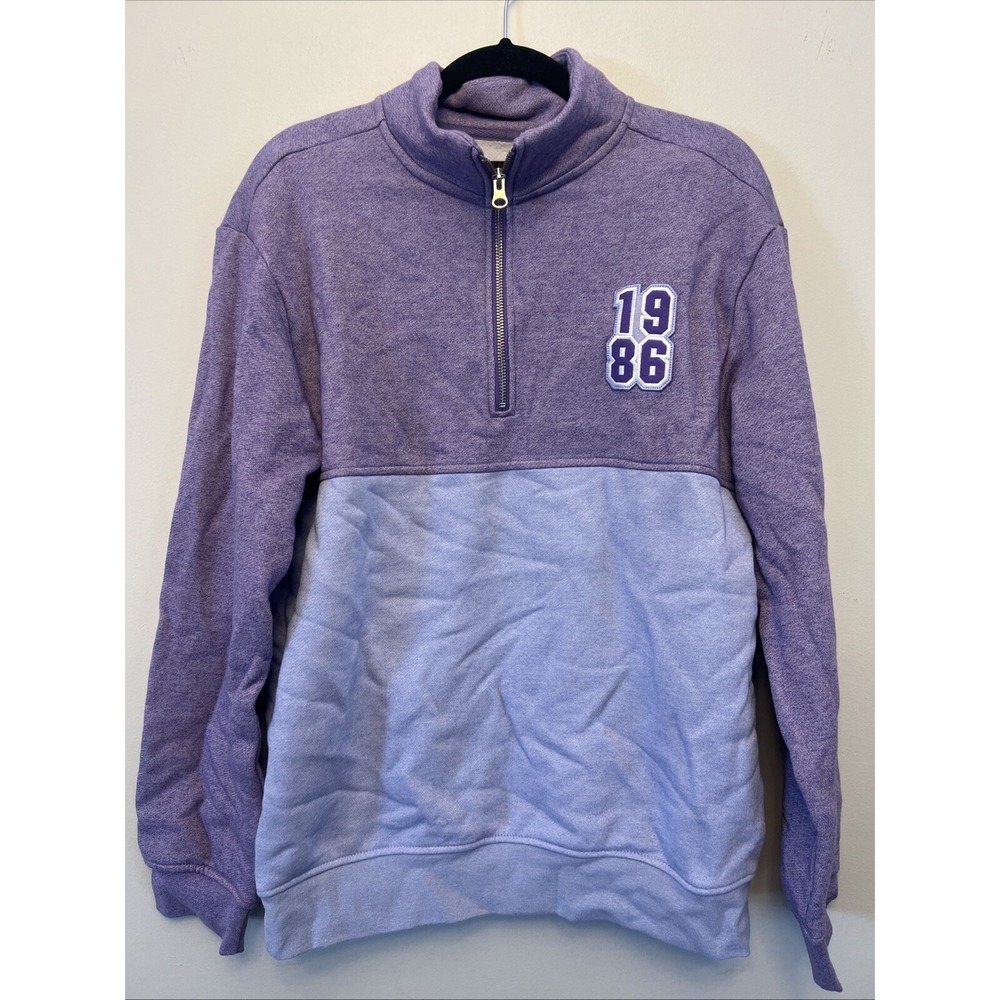 Original use women's quarter zip sweater small purple NWT